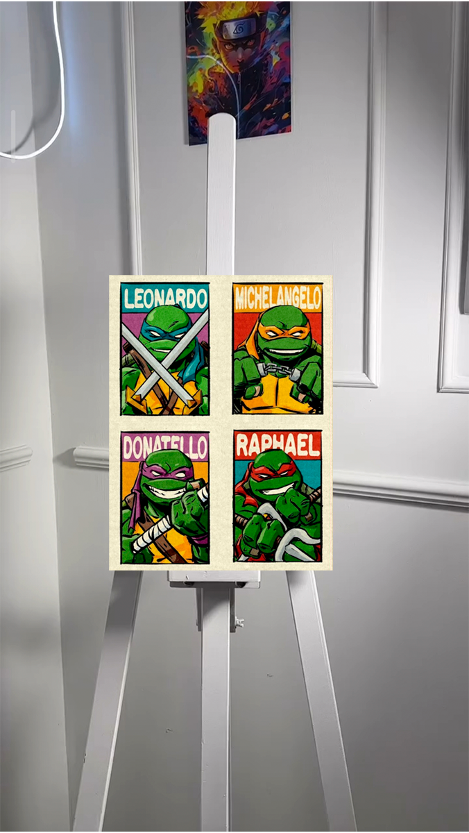Comic Art Premium Metal Wall Art – Elevate Your Space