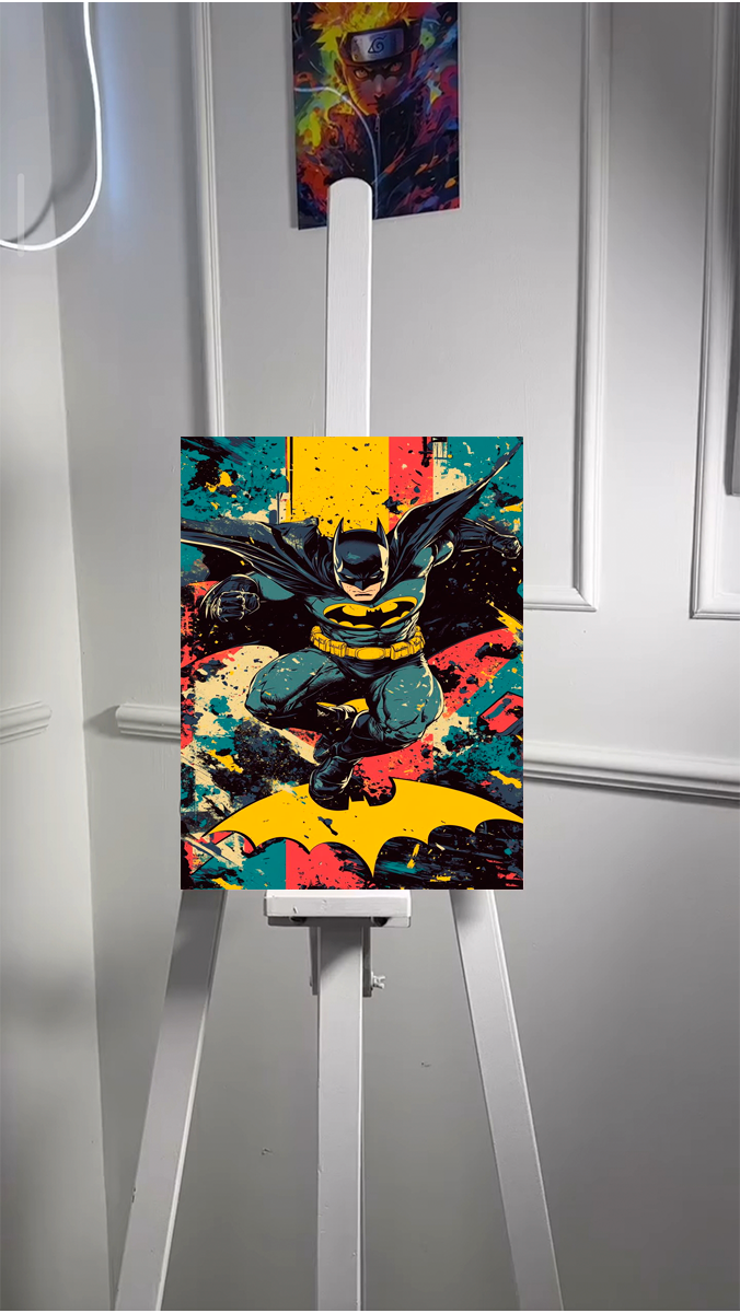 Comic Art Premium Metal Wall Art – Elevate Your Space